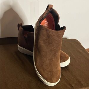 😄Ryka leather and manmade shoes slip on 9M